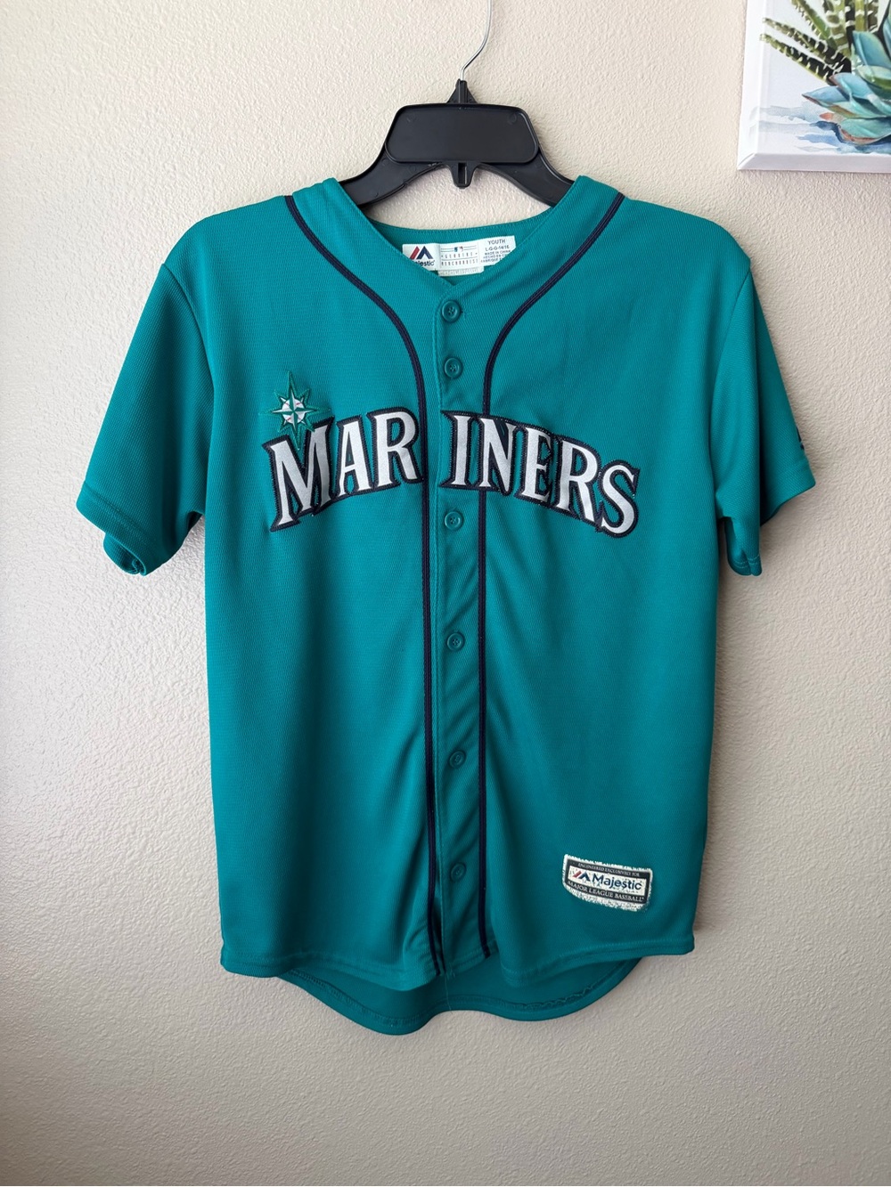 Seattle Mariners Jersey Felix Hernandez #34 Majestic Youth Size XL